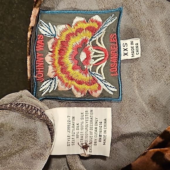 💕JOHNNY WAS💕 Penelope Maxi Tank Dress ~ Floral Butteryfly Embroidered XXS NWOT - Picture 16 of 16